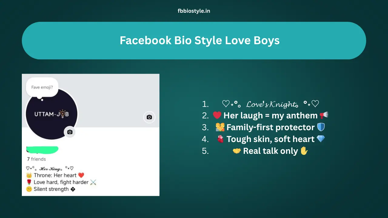 120+ Best Facebook Bio Style Love 3 Facebook Bio Style Love Boys